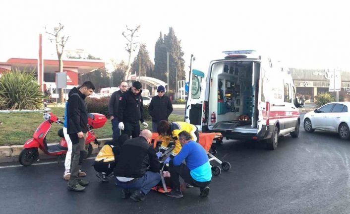 Tekirdağ’da kaygan zemin kazaya neden oldu: 1 yaralı