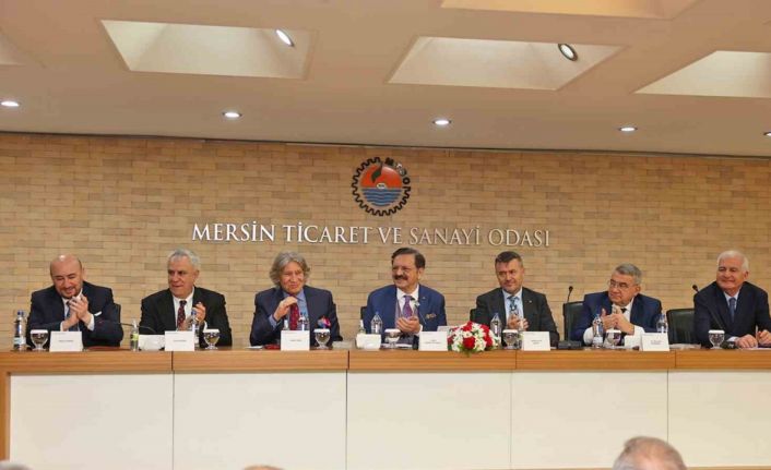 TOBB Başkanı Hisarcıklıoğlu, MTSO üyeleriyle bir araya geldi