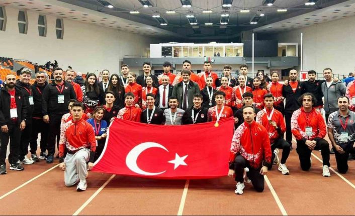 U20 Balkan Atletizm Şampiyonası’nda milli takım 13 madalya kazandı