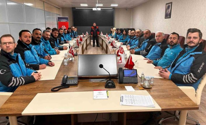 5 gün boyunca arama kurtarma eğitimi aldılar