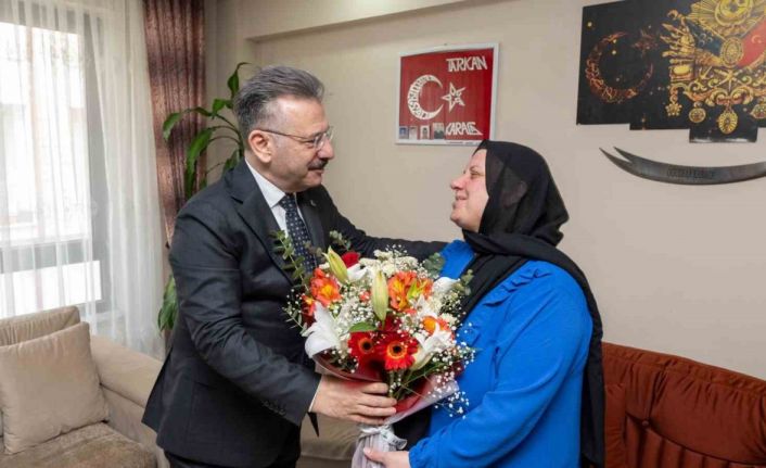 Aksoy çiftinden şehit ailesine ve gaziye bayram ziyareti