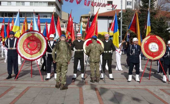 Atatürkün Ispartaya gelişinin 95inci yıl dönümü kutlandı