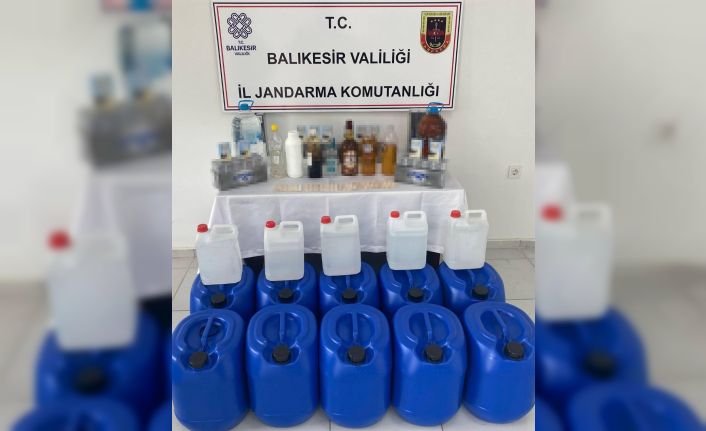 Balıkesir’de kaçak alkol ve sigara operasyonu: 1 şüpheli yakalandı