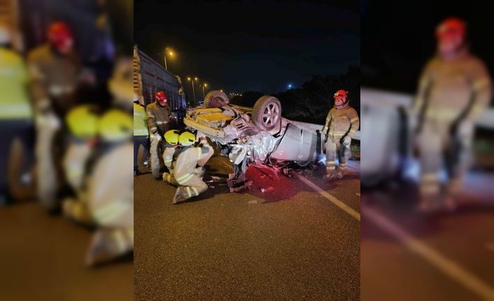 Bandırma-Çanakkale karayolunda trafik kazası: 1 yaralı