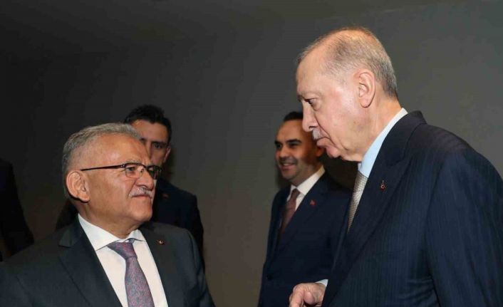 Başkan Büyükkılıç, Ankara’da Cumhurbaşkanı Erdoğan ile bir araya geldi