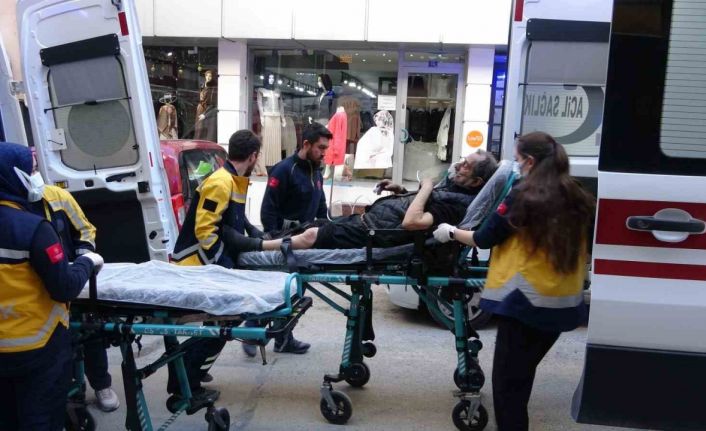 Bilecik’te vücudunda yanıklar oluşan 75 yaşındaki adam hastaneye kaldırıldı