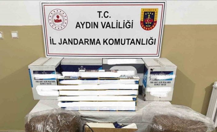 Efeler’de Jandarmadan kaçak tütün operasyonu