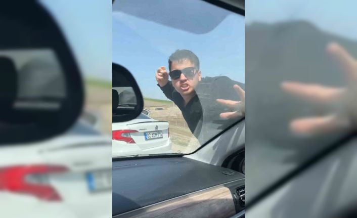 Elazığ’da sürücünün saldırıya uğradığı anlar kamerada