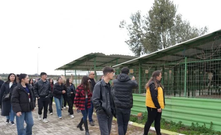 Havranlı gençler Hayvan Bakımevini ziyaret etti