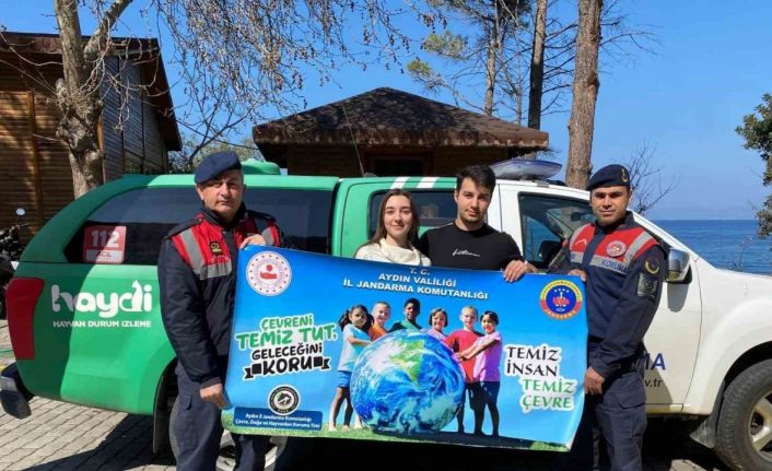 Jandarma ekipleri çevre ve doğaya dikkat çekti