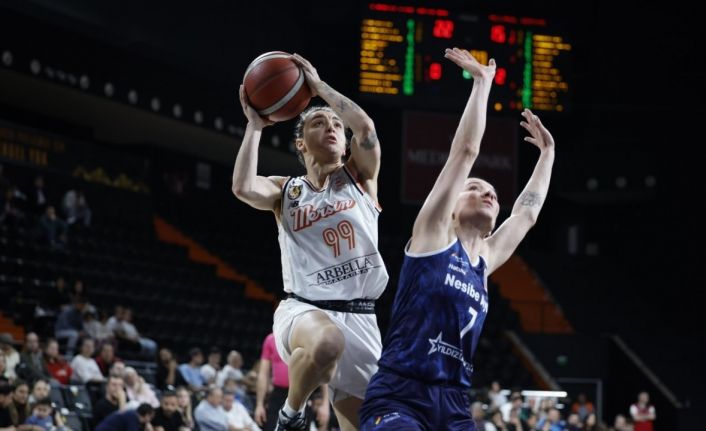 Kadınlar Basketbol Süper Ligi: ÇBK Mersin: 91 - Nesibe Aydın: 60