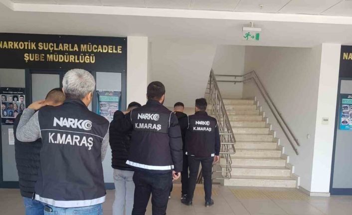 Kahramanmaraşta uyuşturucu taciri 4 şüpheli tutuklandı