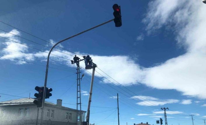 Kars’ta elektrik hatlarında bakım ve onarım çalışmaları devam ediyor