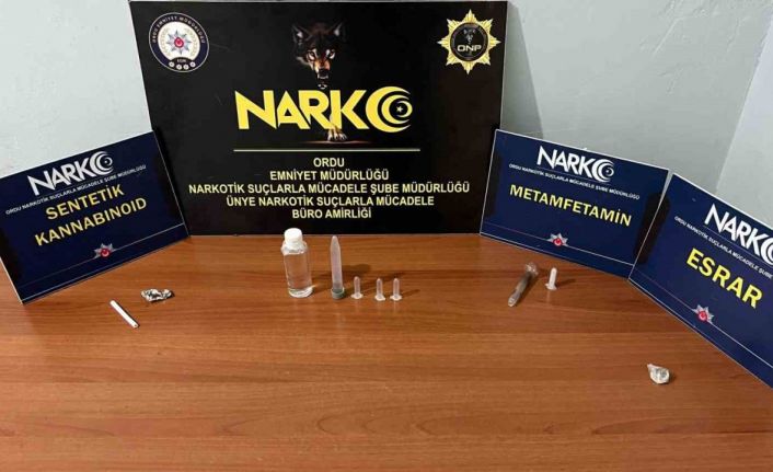 Ordu’da uyuşturucu operasyonları: 1 tutuklama