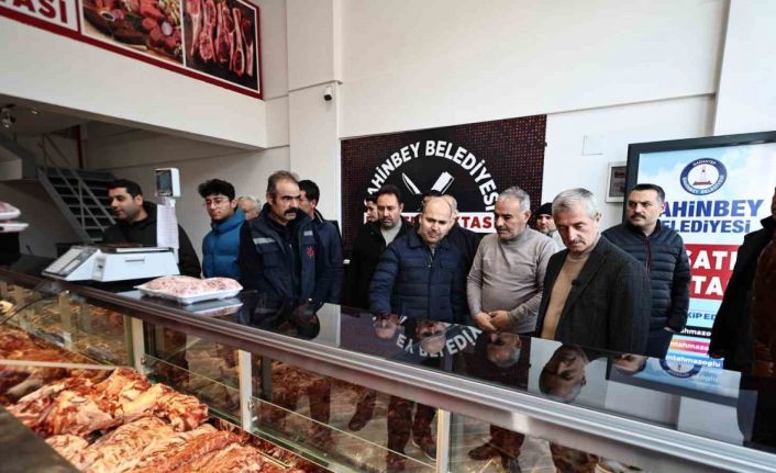 Şahinbey Belediyesi et satış noktasını hizmete sundu