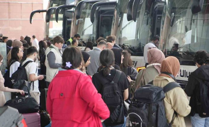 Samsun’da otogarda bayram hareketliliği