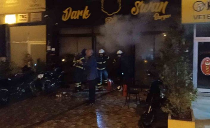 Siirt’te iş yerinde yangın