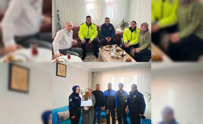 Tekirdağ Emniyeti’nden meslekte ve ailede ’en’lere vefa