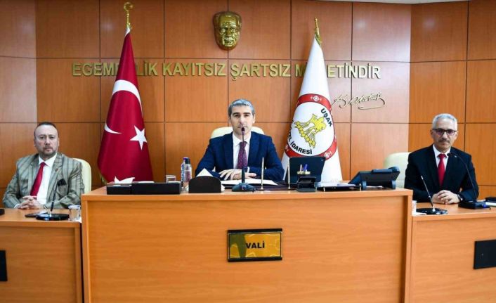 Uşak’ta İl Hayvanları Koruma Kurulu toplantısı yapıldı