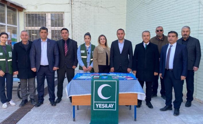 Yeşilay Haftası bağımlılıkla mücadele etkinlikleri düzenlendi