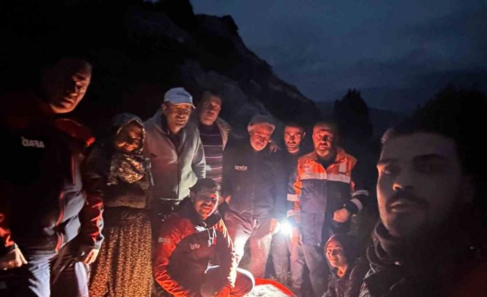 120 kiloluk keçi için ekipler seferber oldu