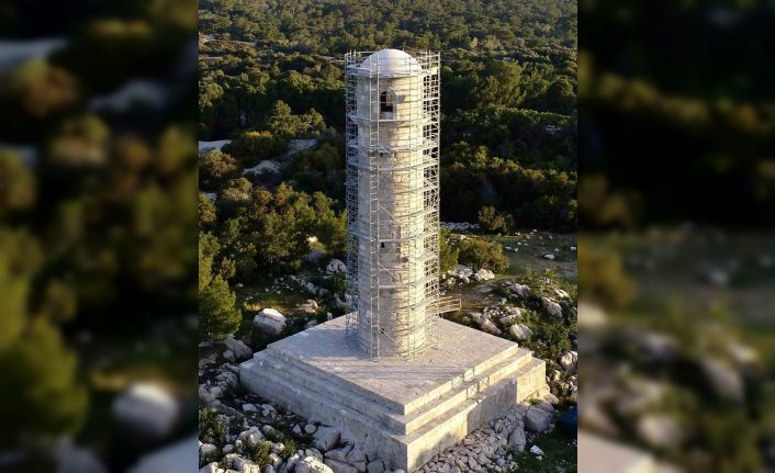 2 bin yıllık Patara Deniz Feneri yeniden ayağa kaldırıldı