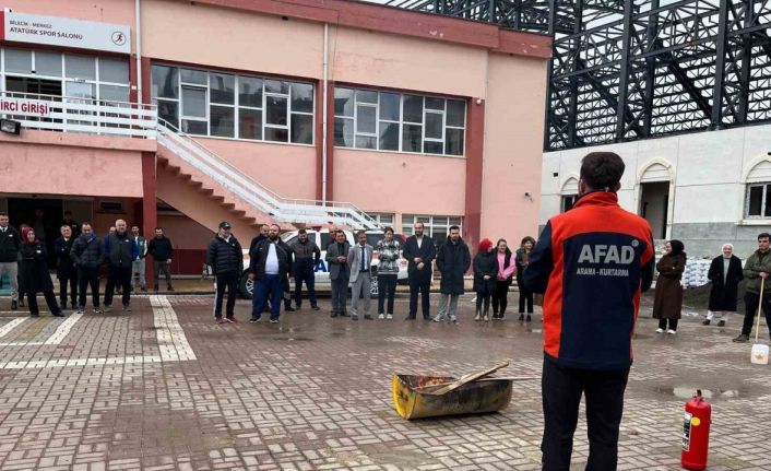 AFAD’dan yangın eğitimi