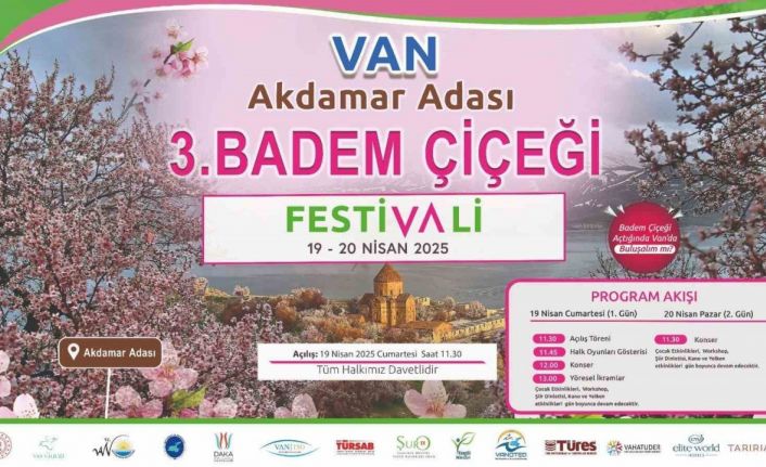 Akdamar Adası Badem Çiçeği Festivali lansman toplantısı yapıldı