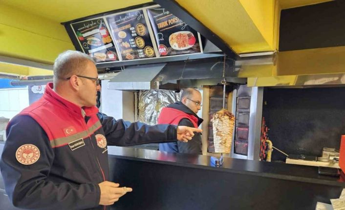Akşehir’de döner satış yerleri denetlendi