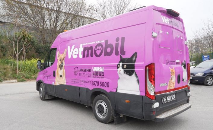 Ataşehir Belediyesi, yeni hayvan ambulansı "Vetmobil"i hizmete sunuyor
