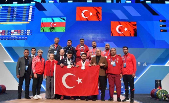 Avrupa Halter Şampiyonası’nda üçüncü günde 6 madalya