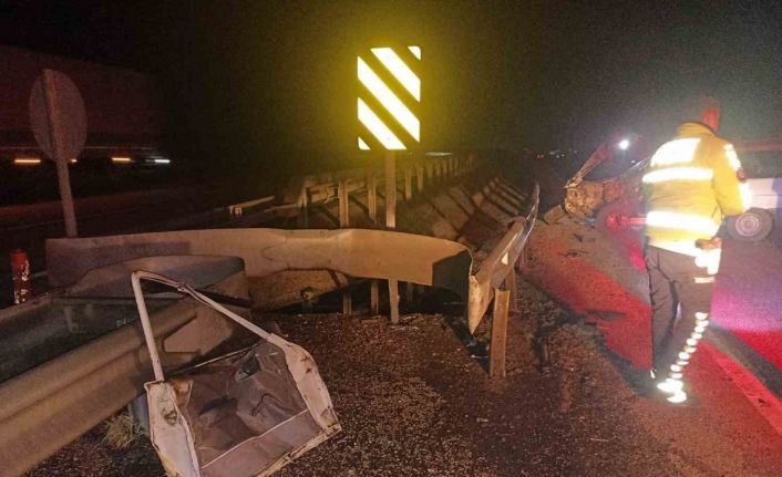 Balıkesir’de trafik kazası; 1 yaralı
