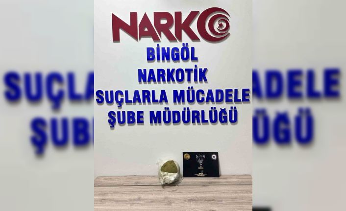 Bingöl’de 1,5 kilo toz esrar ele geçirildi