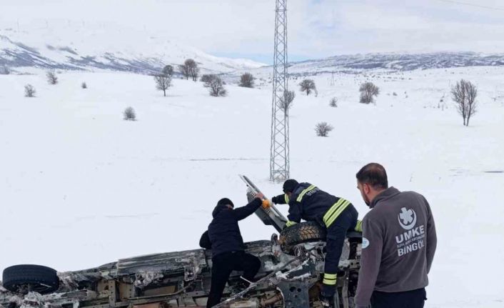 Bingöl’de hasta taşıyan ambulans kaza yaptı: 5 yaralı