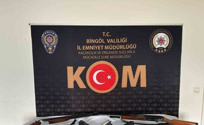 Bingöl’de silah kaçakçılığı operasyonu: 2 tutuklama