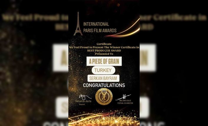 "Buğday Tanesi"ne Uluslararası Paris Film Festivali’nden ödül