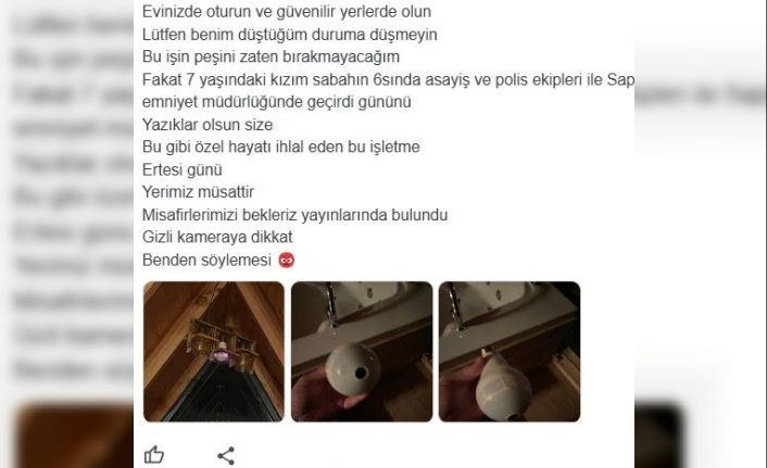 Bungalovdaki gizli kamera skandalında işletmeci ve bir kişi tutuklandı
