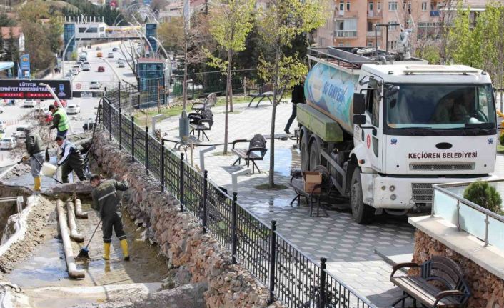 Büyük Keçiören Şelalesi’nde temizlik