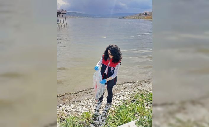 Çayırhan Gölü’nde kaçak avcılara yönelik denetim