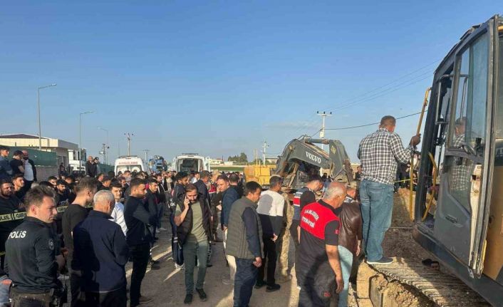 Ceylanpınar’da göçük altında kalan işçileri kurtarma çalışmaları sürüyor