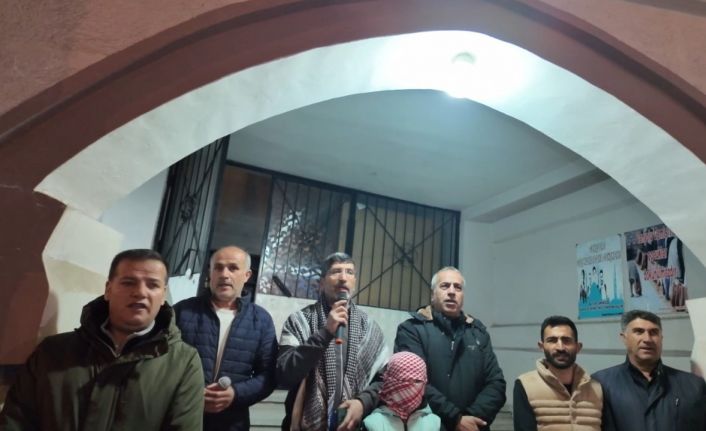 Erciş’te Gazze için destek tekbirleri getirildi