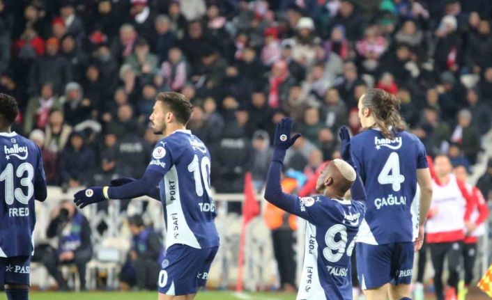 Fenerbahçe, galibiyet serisine Sivas’ta devam etti