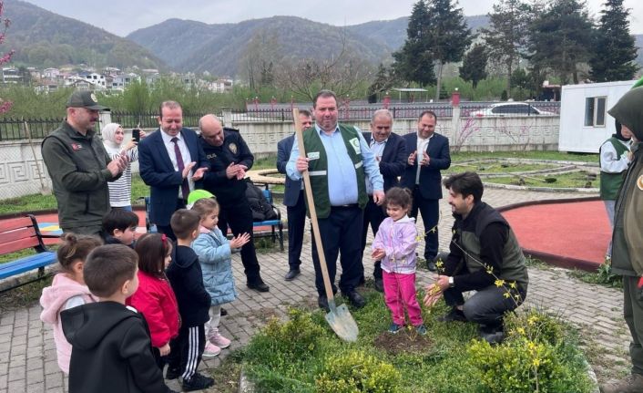 Fidanlar toprakla buluştu
