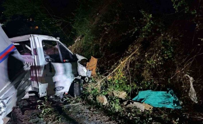 Giresunda trafik kazası: 1 ölü, 1 yaralı