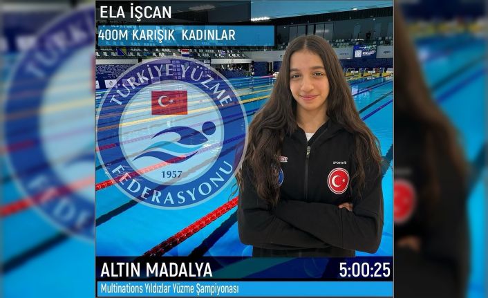 Gölcüklü milli sporcu Ela İşcan’dan büyük başarı