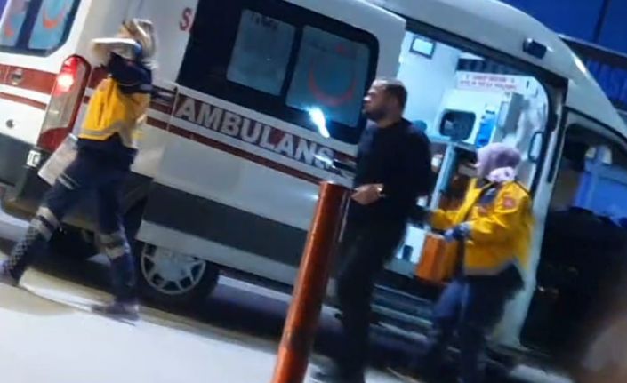 Hafif ticari araç köpeğe çarpıp tarlaya uçtu