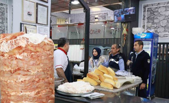 Haliliye’de dönercilere denetim