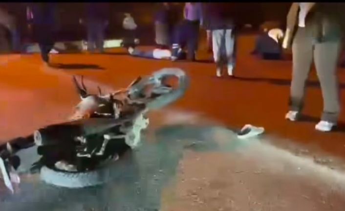 İki motosikletin çarpıştığı kazada 4 kişi yaralandı