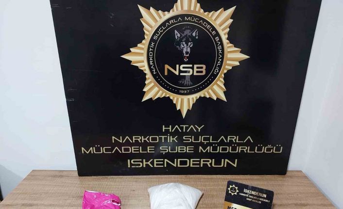İskenderun’da 2 kilogram metamfetamin maddesi ele geçirildi