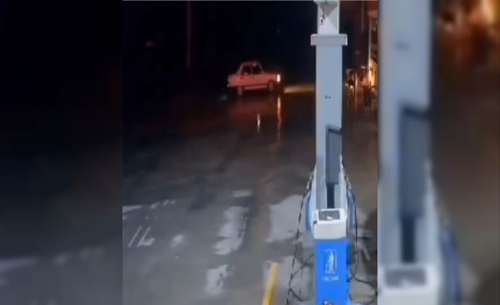 Isparta’da akaryakıt istasyonunda drift pahalıya patladı